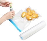 Vacuum Stand Up Plastic Bags , Food Storage Bags 2 Pack Vacuum Sealer Rolls Shrink